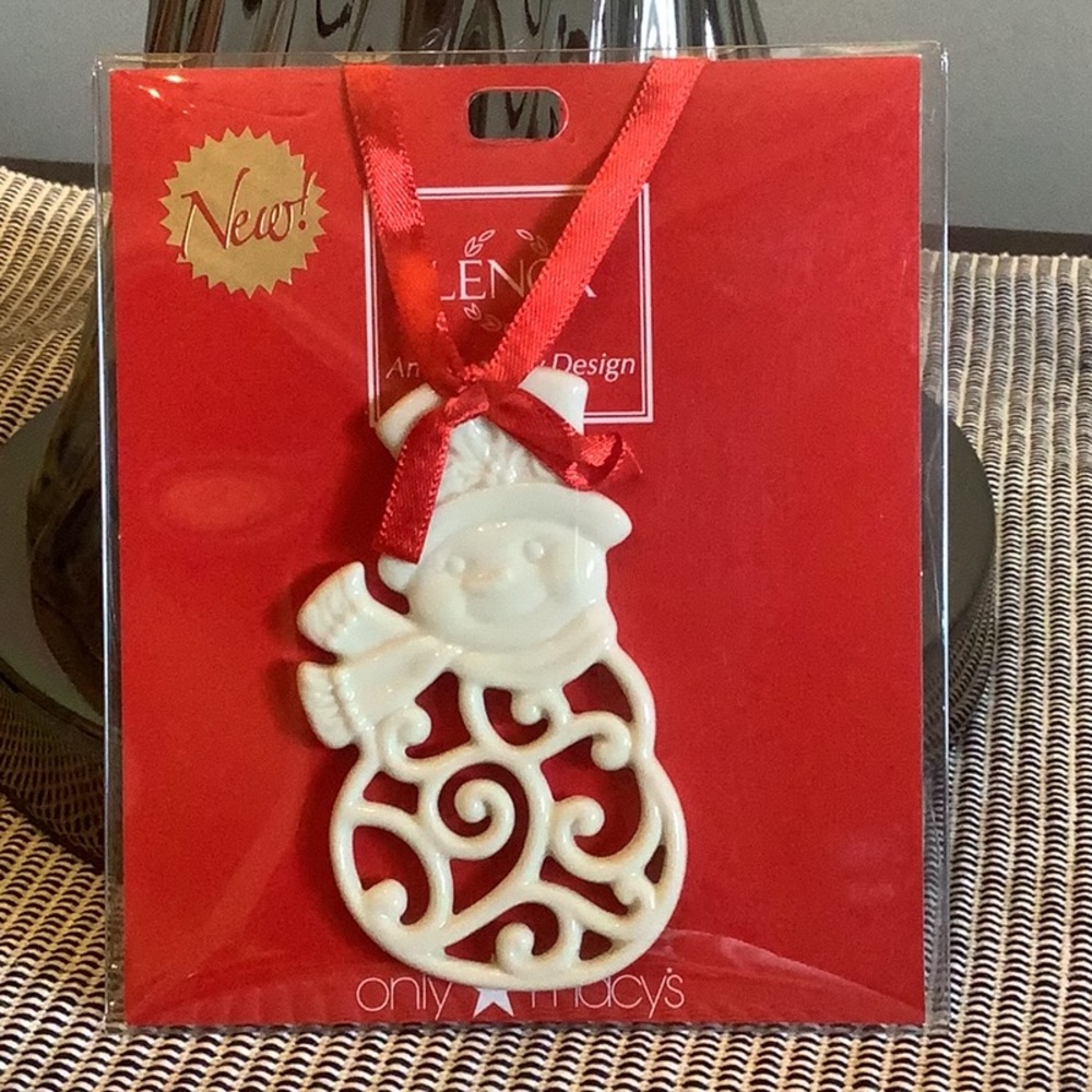 Lenox Snowman Ornament